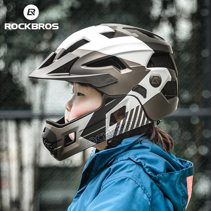 จัดส่งโดย-shopee-rockbros-หมวกกันน็อคเด็ก-หมวกกันน็อคจักรยาน-เต็มใบหน้า-ปลอดภัย-สําหรับเด็ก-จักรยานเสือภูเขา-pc-eps-สเก็ตบอร์ด-กีฬา-3-สี