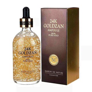 Goldzan 24k Gold Serum Ampoule 99.9% Pure Gold 100 ml. เซรั่ม 1ขวด