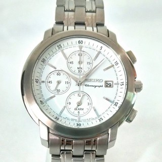 Seiko Chronograph Alarm รุ่นSNAB75P1