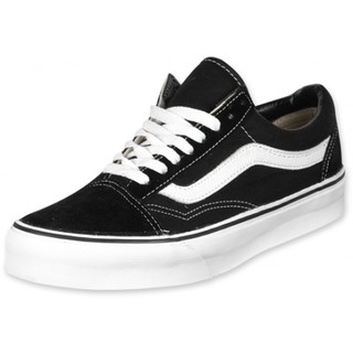 รองเท้าผ้าใบ VANS Old Skool สีดำหนอนขาว