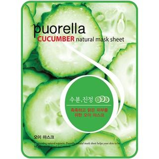 Puorella CUCUMBER natural mask sheet