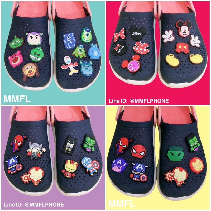 Jibbitz สำหรับรุ่น Literide จิ๊บบิท ตัวการ์ตูนติดรองเท้า สำหรับรองเท้า