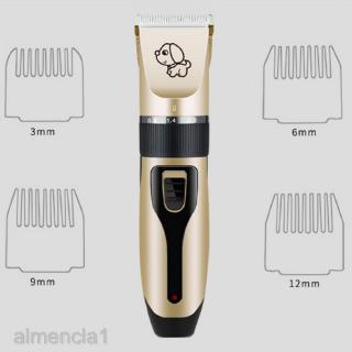 [ALMENCLA1] 3.7V Low Noise Pets Shaver Clippers USB Cordless Dog Hair Trimmer Dog Clippers