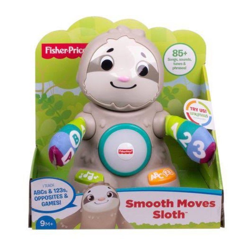 fisher-price-linkimals-smooth-moves-sloth-ตุ๊กตาสล็อตสอนเรียนรู้และร้องเพลง