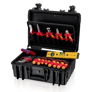 KNIPEX Tool Case "Robust23 Start" Electric กระเป๋าใส่เครื่องมือพร้อมอุปกรณ์ในชุด รุ่น 002134HLS2