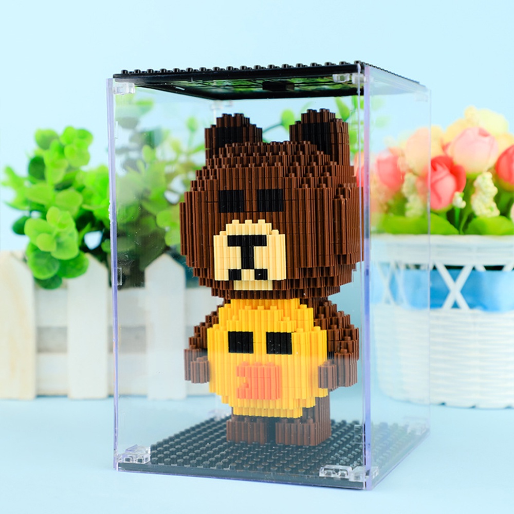 กล่องใส่โมเดล-ตู้โชว์-กล่องใส-ตัวต่อนาโน-แบบเฟือง-nanoblock-display-box-linkgo-68182