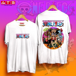 เสื้อคู่วินเทจ - ☂▪ ◇[COD]เสื้อยืดสําหรับผู้ชาย Strawhat Crew One Piece Unisex ออกแบบตัวละครเสื้อผ้