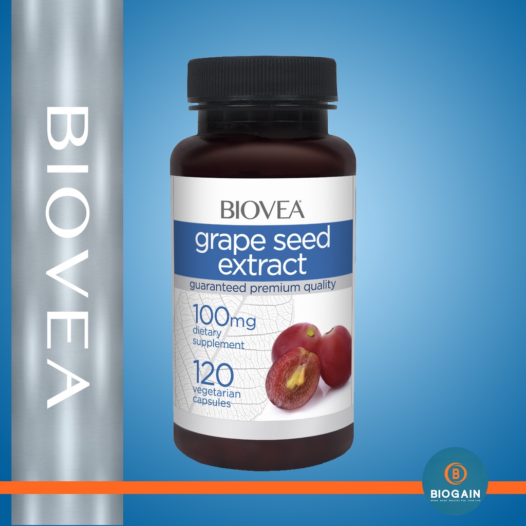 biovea-grape-seed-extract-100-mg-120-vegetarian-capsules-เกรพซีด-สารสกัดเมล็ดองุ่น-ต้านอนุมูลอิสระ