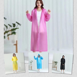 ชุดกันฝน เสื้อกันฝน แบบหนา รุ่น EVA หลากสี มีฮูด กันน้ำ น้ำหนักเบา สีสันสดใส ทรงแฟชั่น สไตล์เกาหลี