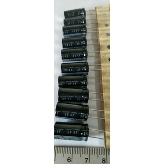 (100ชิ้น) 4F 3V(4ล้านไมโคร)ELNAสีดำ    ขนาด8x20mm mini ซุปเปอร์คาปาซิเตอร์ DYNACAP