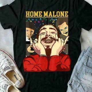 2021 เสื้อยืดผ้าฝ้ายพิมพ์ลาย Malone Christmas แฟชั่นผู้ชายไซส์ 3XL