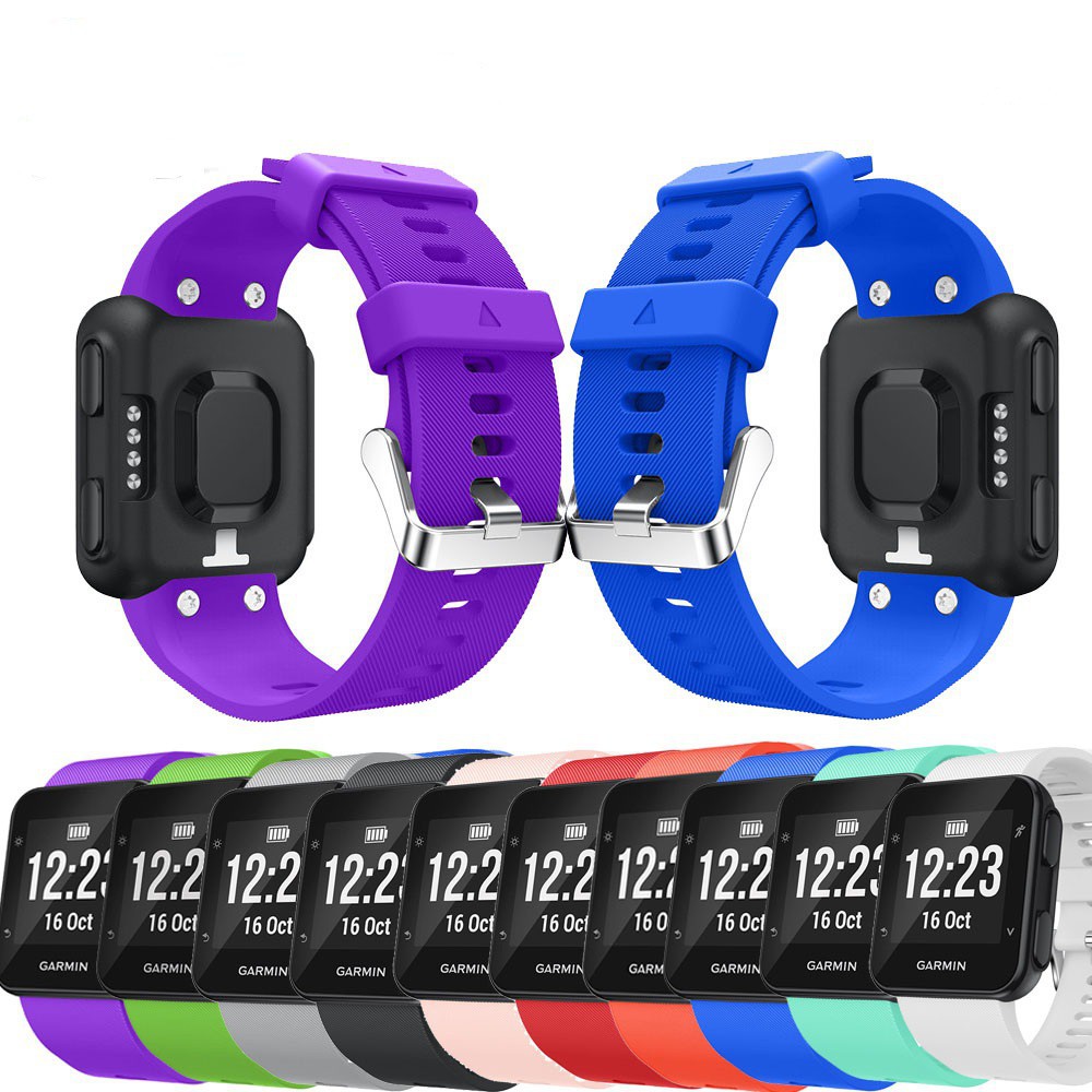 Garmin Forerunner 35 Watch Band Sport Silicone Strap Smart Watch Soft Wristband Shopee Thailand