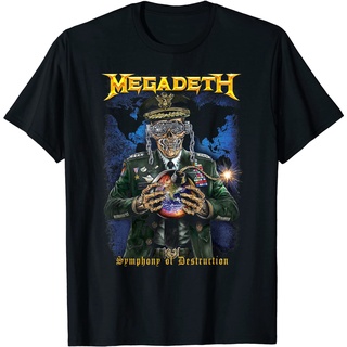 เสื้อยืด พิมพ์ลาย Megadeth Vic Earth Bomb