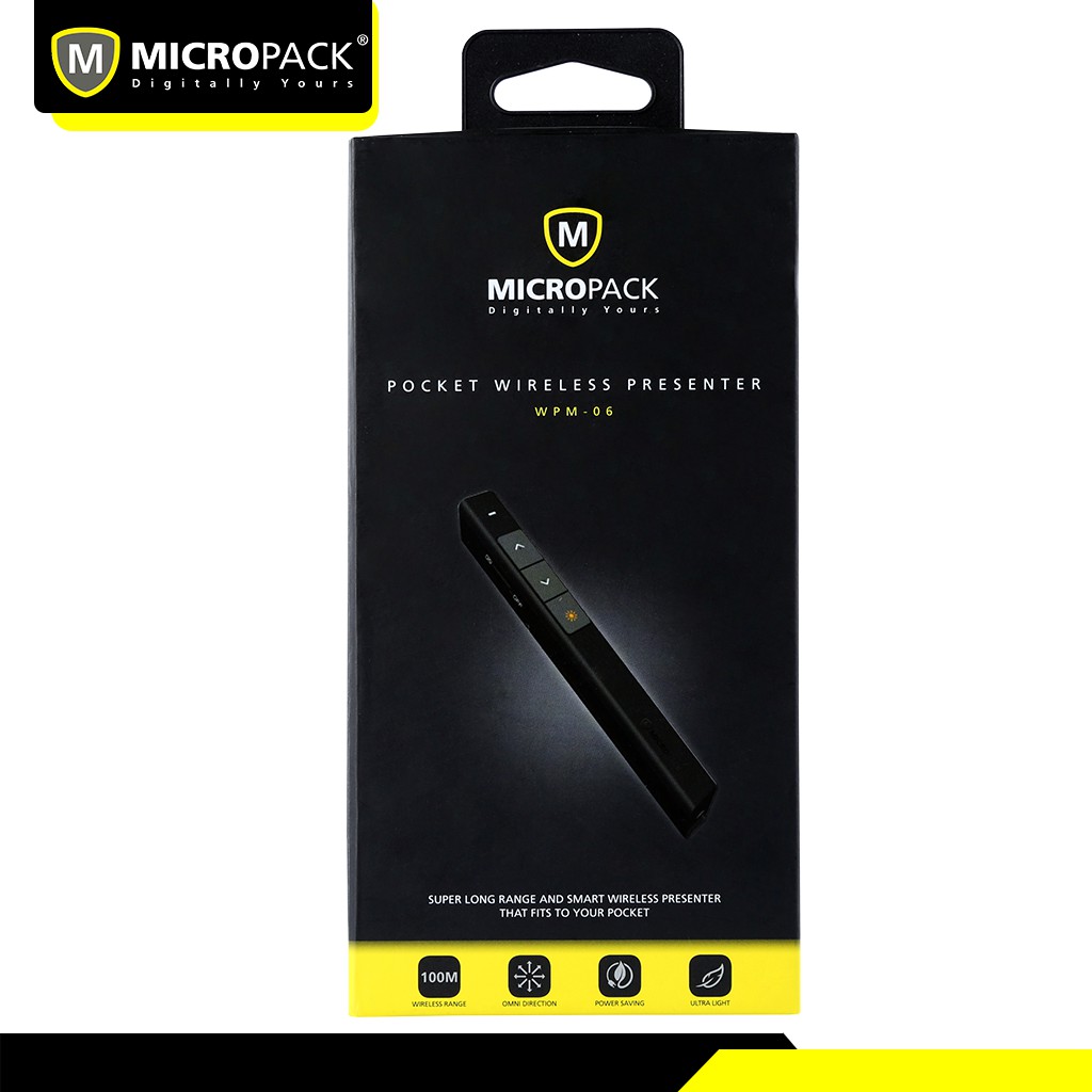 Laser Pointer Micropack WPM-06 รีโมทควบคุมคำสั่งไร้สาย | Shopee Thailand