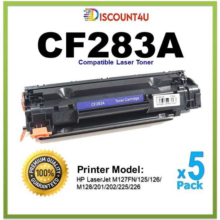 pack5-tonner-cf283a-discount4u-เพราะเราลดให้คุณถูกกว่าใคร-ฟรี-ค่าจัดส่ง