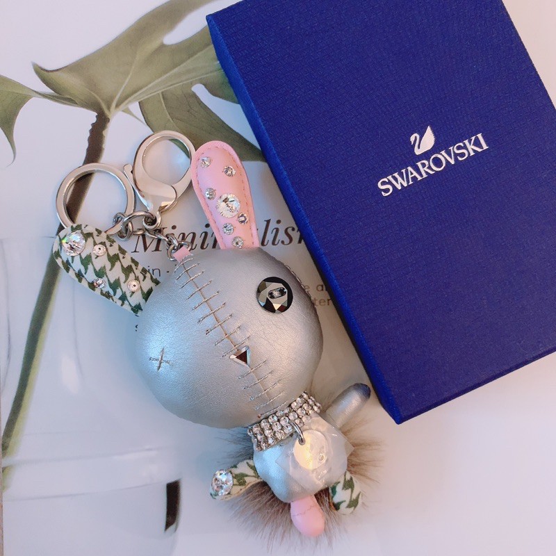 Swarovski Mathilde Bag Charm - Gray - Earrings