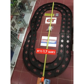 รางเล่นรถ mini 4wd 2 เลน สะพานไขว้สลับ