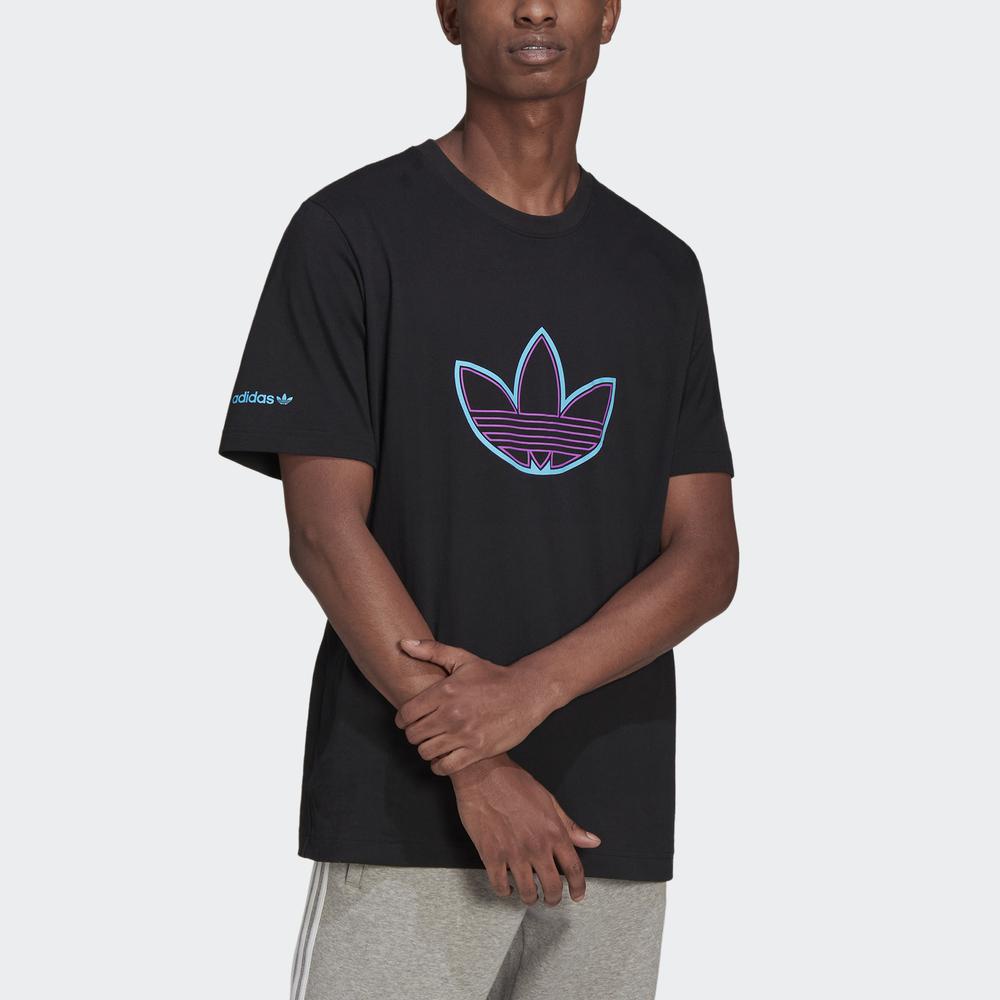 เสื้อยืดใหม่adidas-originals-adidas-sprt-outline-logo-tee-ผู้ชาย-สีดำ-he4683s-3xl