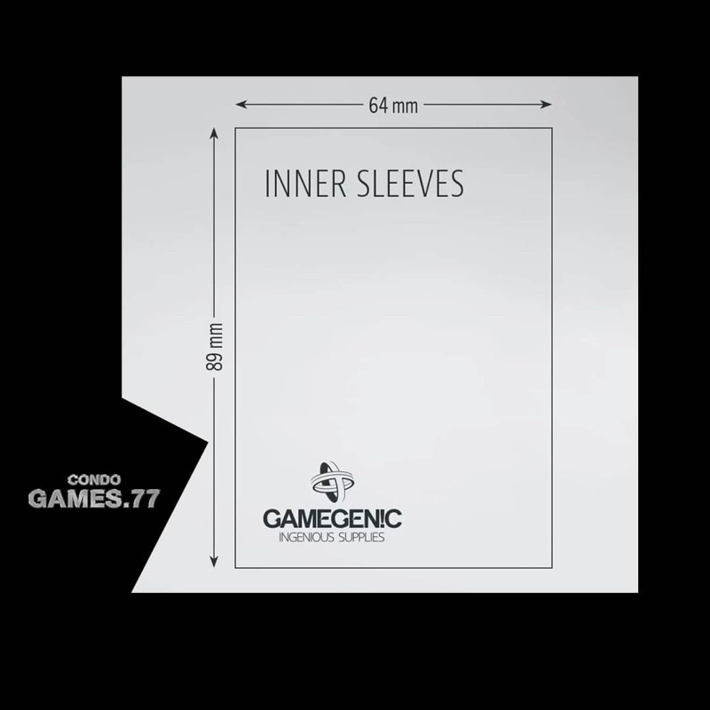 inner-sleeves-gamegenic-ขนาด-64-x-89-mm-100-ชิ้น