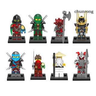 Cr + Ninjago บล็อคตัวต่อขนาดมินิของเล่นสําหรับเด็ก