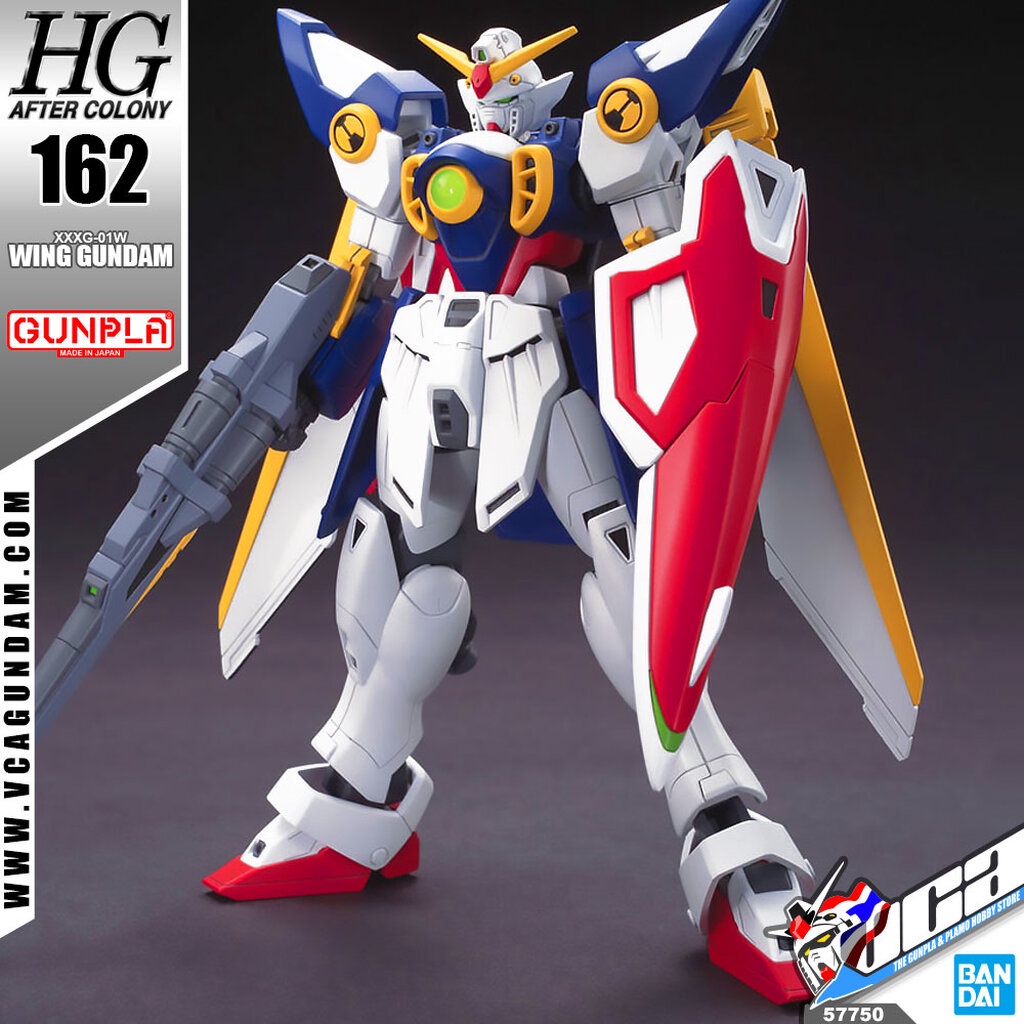 Kit Modèle Gundam Gunpla HG 1/144 Wing Gundam (After Colony) - Bandai, Neuf Sous Blister