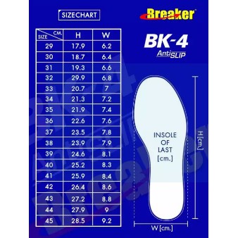 ภาพสินค้ารองเท้านักเรียน ผ้าใบ ยี่ห้อ Breaker (เบรกเกอร์) รุ่น 4x4 จากร้าน fbt.th บน Shopee ภาพที่ 5