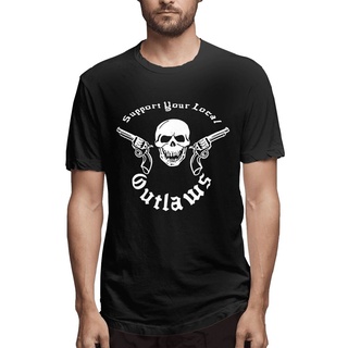 เสื้อยืด พิมพ์ลาย Your Local Outlaws Sylo ของขวัญ สําหรับผู้ชาย สีขาว