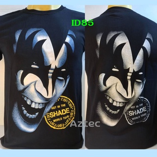 เสื้อวง Kiss เสื้อวินเทจ เสื้อยืดคอกลม ผ้าcotton เสื้อใหม่ใส่สบาย ลายวินเทจ ใส่ได้ทั้งชายหญิง(id85)