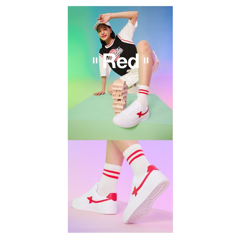 Xtep Women Running shoes รองเท้าผ้าใบลำลอง Travel shoes — รองเท้ากีฬา แบรนด์ Xtep ของแท้ 100% เช็คราคาจาก Shopee Lazada thumbnail 3