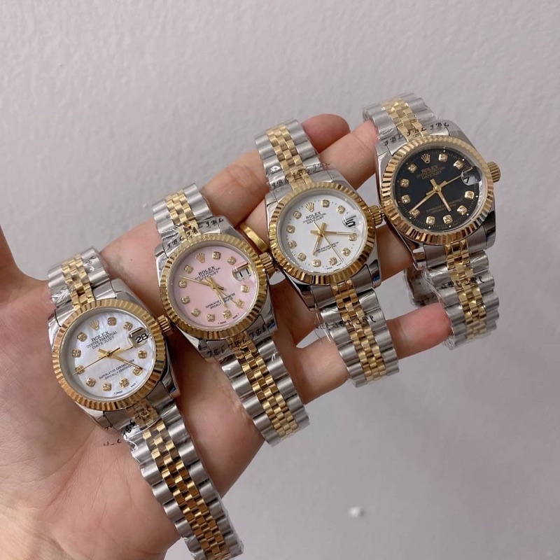 นาฬิกาข้อมือผู้หญิงแบรนด์เนม-size-31mm-ระบบออโต้-automatic