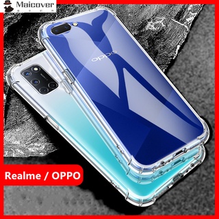 ภาพหน้าปกสินค้าเคสโทรศัพท์ Tpu แบบใสนิ่มสีใสสําหรับ Realme 8 7I 7 6 5 Pro 5I 6I 5S C21 C20 C17 C15 C12 C11 C3 Gt V13 V15 V11 X50 X7 X3 X2 Q3 ที่เกี่ยวข้อง