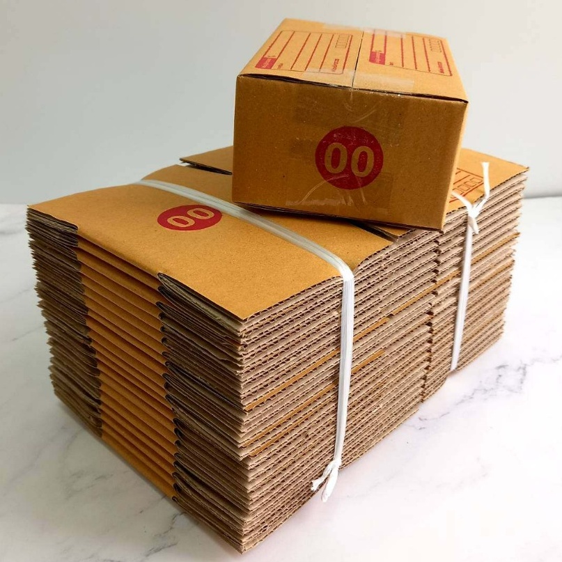 กล่องพัสดุ-กล่องไปรษณีย์ฝาชนเบอร์-00-พิมพ์-ชุด-1-000-ใบ-เกรดดาษเกรด-a-ส่งฟรีทั่วประเทศ