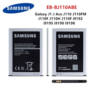 SAMSUNG OriginalEB-BJ110ABEแบตเตอรี่ 1900mAhสำหรับSamsung Galaxy J1 J Ace J110 J110FM J110F J110H J110F i9192 i9195 i919
