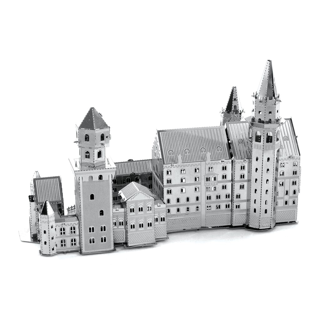 โมเดลโลหะ-3-มิติ-neuschwanstein-castle-ปราสาทนอยชวานชไตน์-b31127-สินค้าเป็นแผ่นโลหะประกอบเอง-พร้อมจัดส่ง