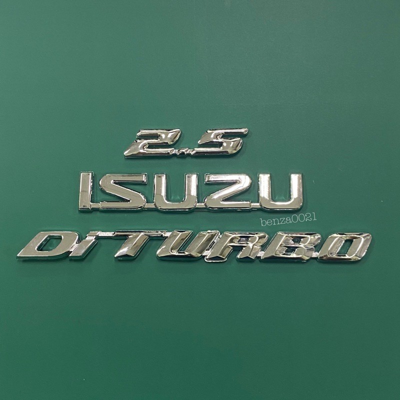 โลโก้-คำว่า-2-5-isuzu-di-turbo-ติด-isuzu-d-max-ราคาต่อชุด-มี-3-ชิ้น