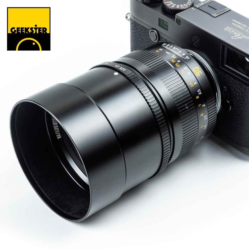 ภาพสินค้าTTArtisan 90mm f1.25 ใหม่ล่าสุด ( เลนส์ 90 mm f 1.25 Fullframe Leica M Mount / ไลก้า ฟูลเฟรม จากร้าน geekster บน Shopee ภาพที่ 3
