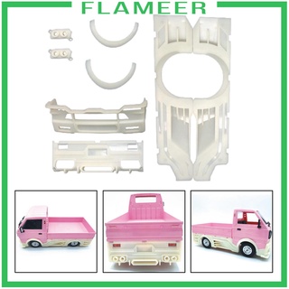 ( Flameer ) ชุดอะไหล่บอดี้พลาสติกสีขาว 1 / 10 สําหรับรถบรรทุก Wpl D12