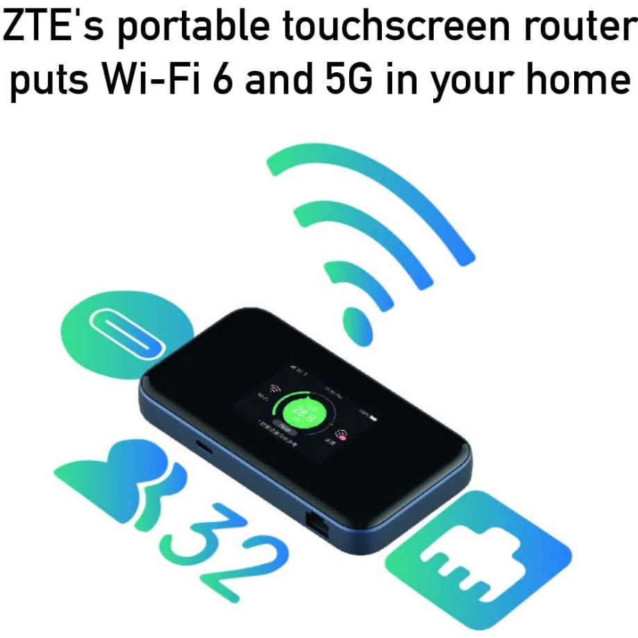 ซิมเราท์เตอร์-zte-mu5002-5g-global-รองรับทุกซิม-จอสัมผัส-pocket-wifi6-ax1800-5g-4g-3g-4500mah-wifi2-4-5g-router-sim-card