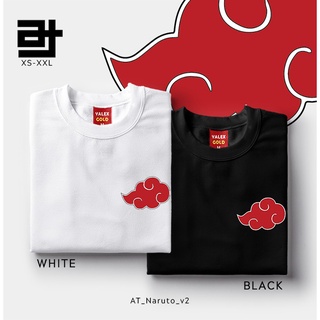 เสื้อยืด AvidiTee AT Naruto Manga Anime Akatsuki Pocket Logo v2 Customized Unisex TShirt for Men and Womenเ ใส่สบายๆ