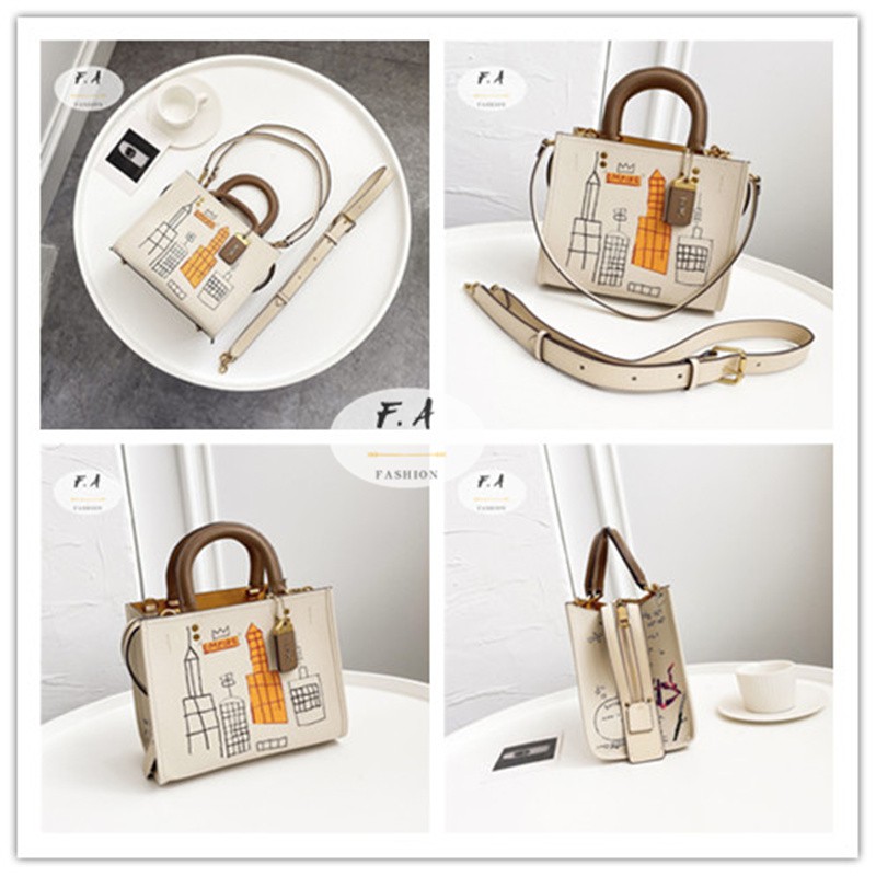 f-a-ของแท้-100-coach-c0307-6887-6889-กระเป๋าถือกราฟฟิตี-rogue-กระเป๋าสะพายไหล่เดี่ยวผู้หญิง-กระเป๋าถือ