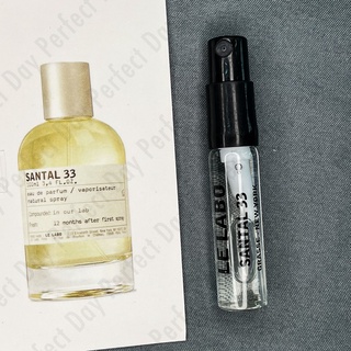 「น้ำหอมขนาดเล็ก」Le Labo Santal 33, 2011 2ML