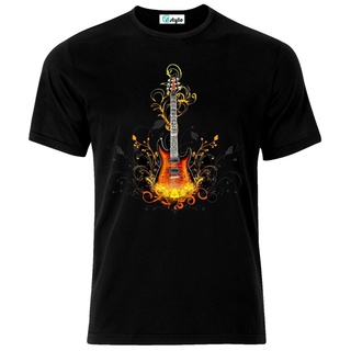 เสื้อยืดพิมพ์ลายแฟชั่น เสื้อยืดผ้าฝ้าย พิมพ์ลาย Play The Guitar Gitarre Neu CEabeh92AOelcm52