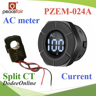 PZEM-024A AC 0-100A Electric Meter LCD Panel Meter Current Meter Digital Mulit Ammeter With Split CT PZEM-024A-SP