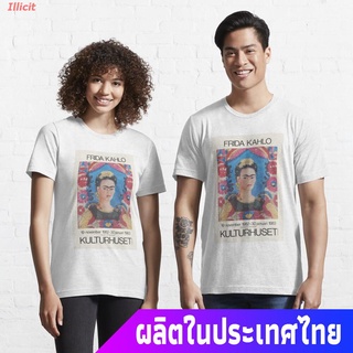 เสื้อยืดแขนสั้น Frida Kahlo Essential T-Shirt Mens Womens T-shirts