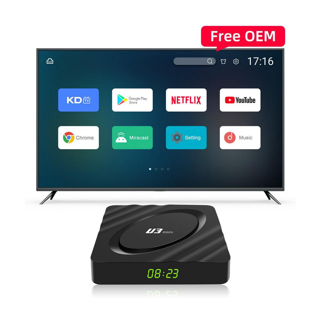 กล่องtv-box-u3-mini-amlogic-android-11-bt-dual-band-wifi-8k-4k-smart-android-tv-box-u3-mini-smart-tv-32gb-hd