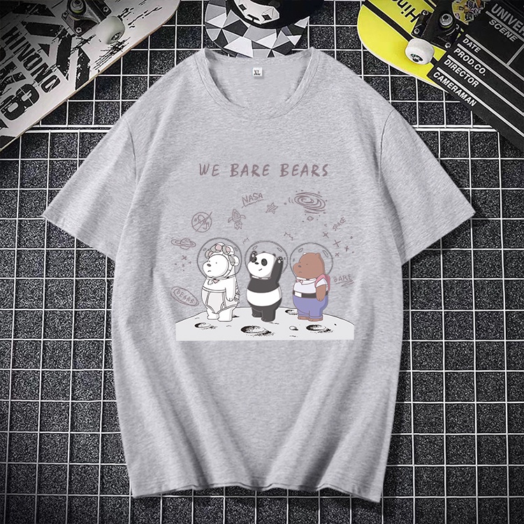 d237-พร้อมส่ง-เสื้อยืดแขนสั้ง-สำหรับชายและหญิง-ลายแฟชั่งนานาชาติ-ใส่เทียวออกกำลังกายได้