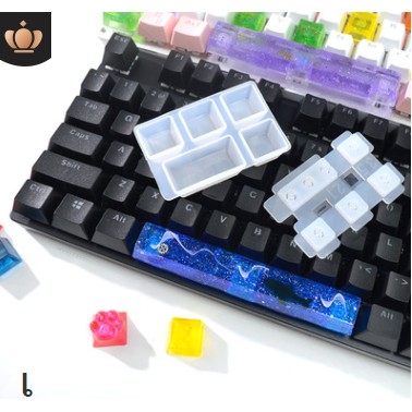 ภาพหน้าปกสินค้าแม่พิมพ์ซิลิโคน เรซิ่น คีย์แคป keycap ปุ่มคีย์บอร์ด สำหรับ machanical keyboard (พร้อมส่งจากไทย)
