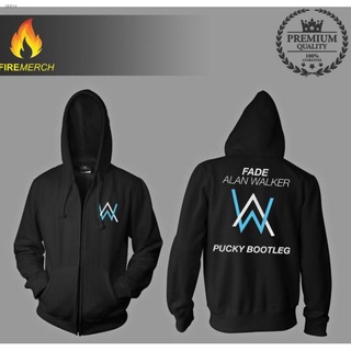 ใหม่เสื้อฮู้ดดี้เสื้อฮู้ดดี้ผ้าฝ้ายแบบสวมหัวมีซิป Alan Walker Fade 06 Distro Plainoversized สําหรับผู้ชาย