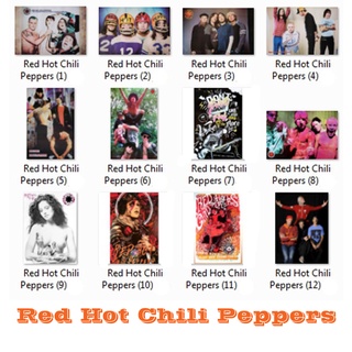 โปสเตอร์ Red Hot Chili Peppers (15แบบ) เรดฮอตชิลีเพปเปอส์ วง ดนตรี ร็อก อเมริกัน รูป ภาพ ติดผนัง สวยๆ poster (88x60ซม.)