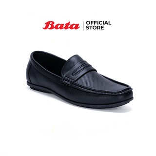 สินค้า Bata บาจา รองเท้าคัทชู รองเท้าหุ้มส้น รองเท้าลอฟเฟอร์ Loafers สำหรับผู้ชาย รุ่น Iden สีดำ 8516168